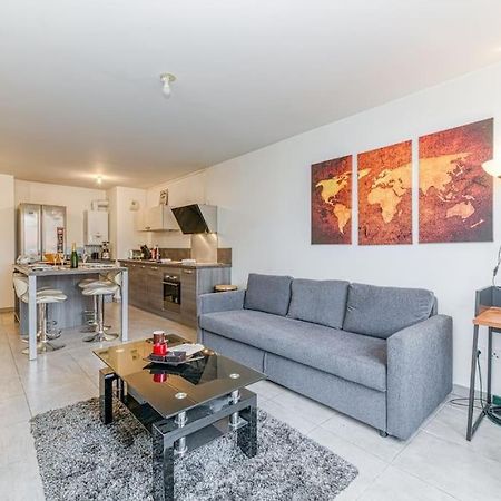 Bel Appartement-Garage Prive-Balcon-Wifi Fibre Rhut Zewnętrze zdjęcie