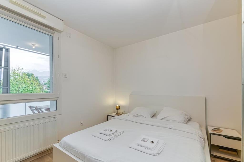 Bel Appartement-Garage Prive-Balcon-Wifi Fibre Rhut Zewnętrze zdjęcie