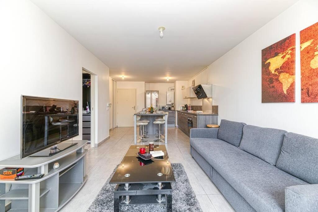 Bel Appartement-Garage Prive-Balcon-Wifi Fibre Rhut Zewnętrze zdjęcie