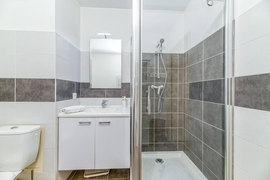 Bel Appartement-Garage Prive-Balcon-Wifi Fibre Rhut Zewnętrze zdjęcie