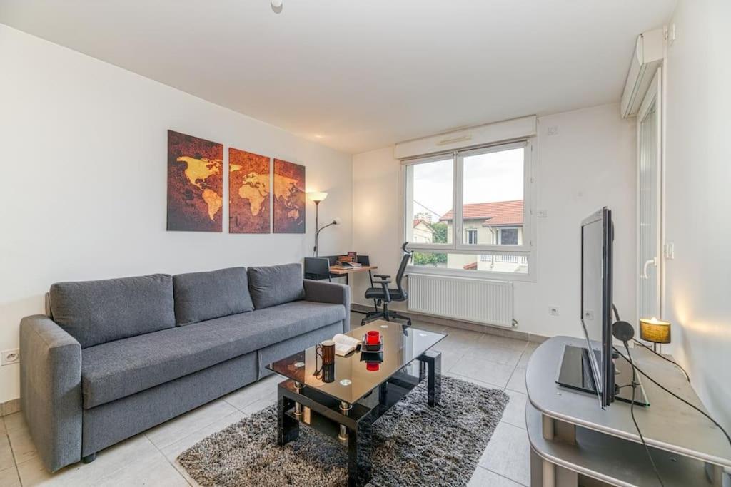 Bel Appartement-Garage Prive-Balcon-Wifi Fibre Rhut Zewnętrze zdjęcie